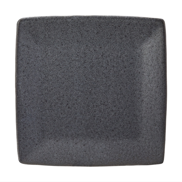 Homes & Gardens- Dark Gray Square Stoneware 16-Piece Dinnerware Set - Picture 5 of 7